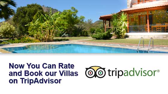 Rate our villas on TripAdvisor
