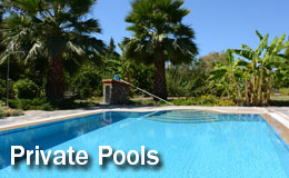 Private Chlorine-free pools
